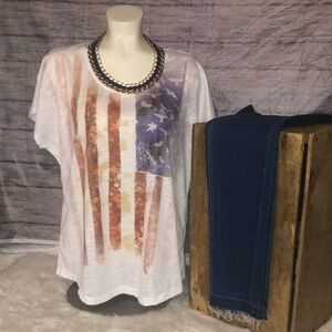 Sonoma American Flag Top